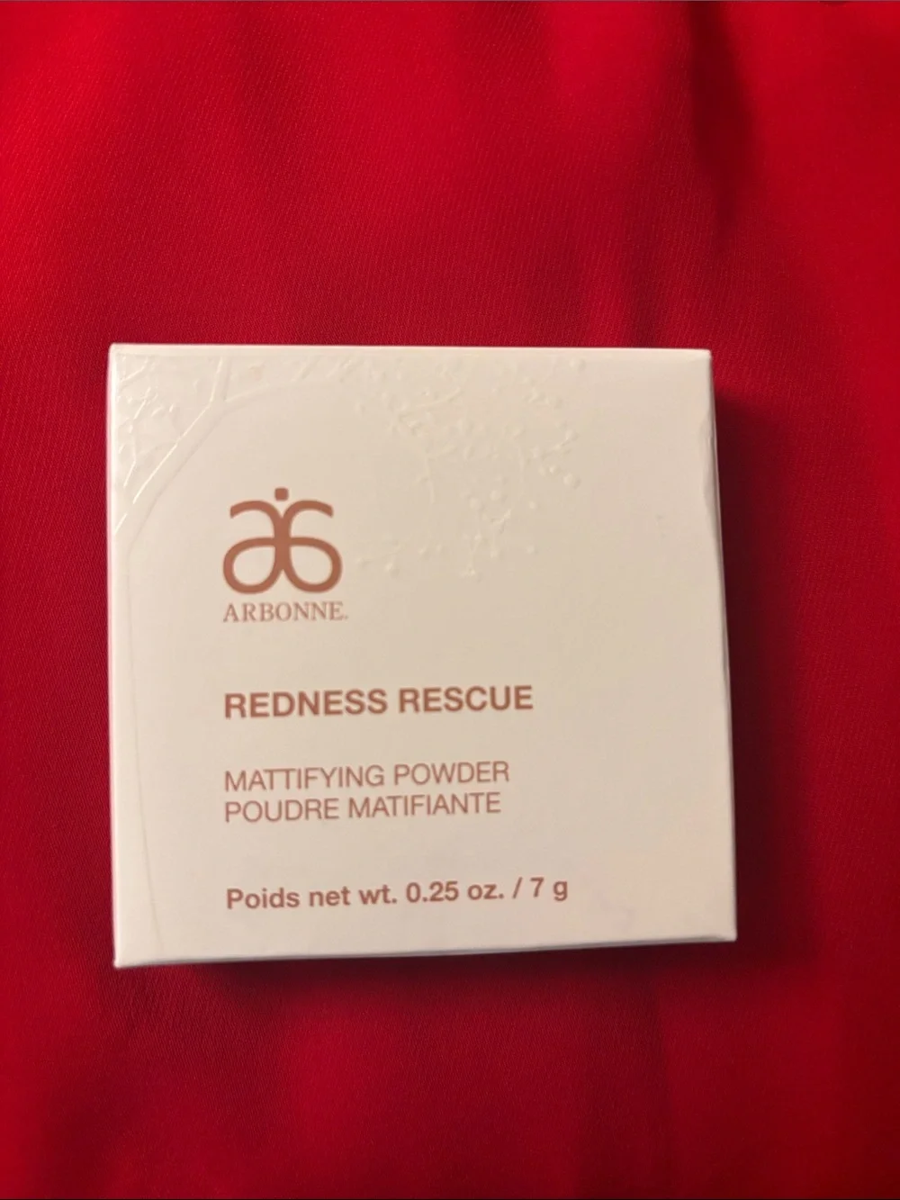 Arbonne Redness Rescue Mattifying Powder - NIB factory sealed compact rare item